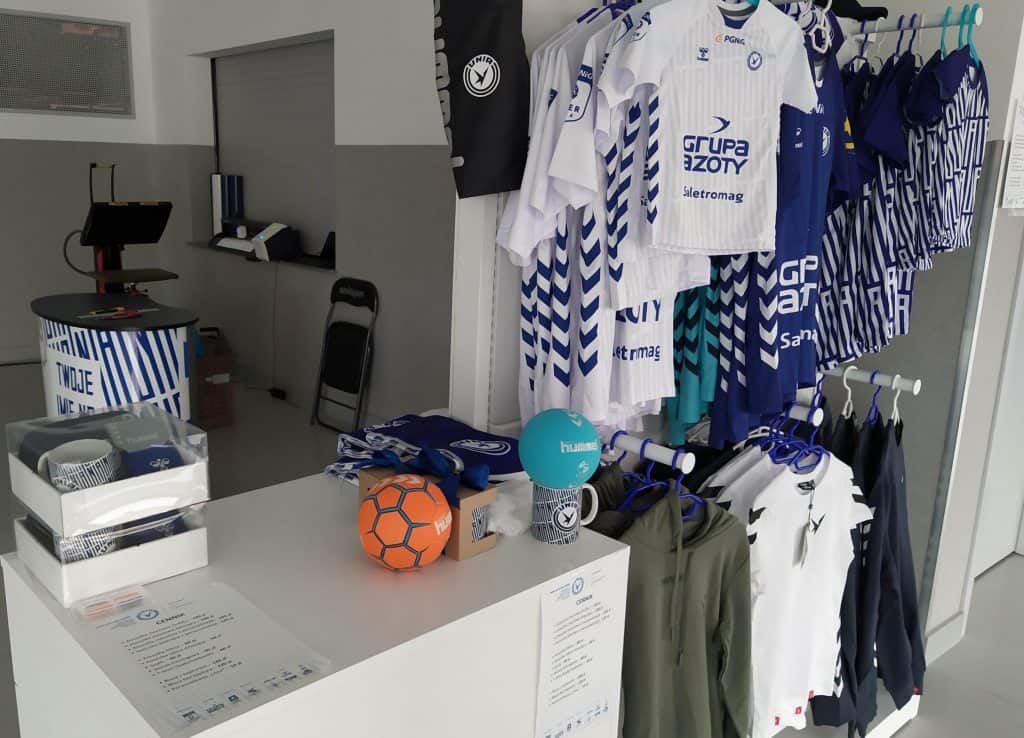 Sklepik z odzieżą sportową