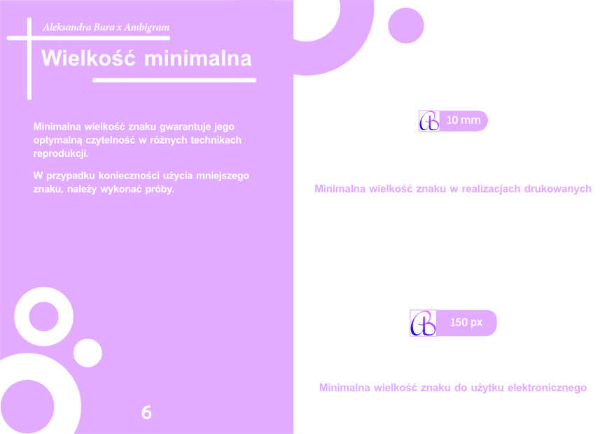 Księga znaku- wielkość minimalna