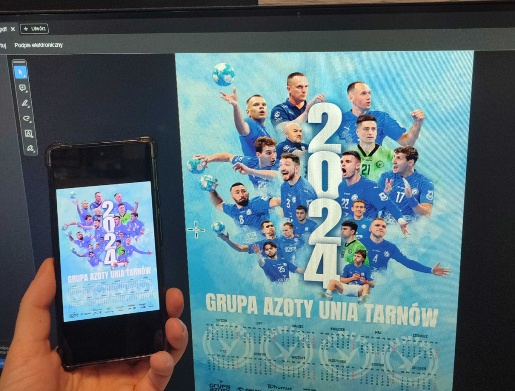 Różnica w kolorystyce na różnych urządzeniach.