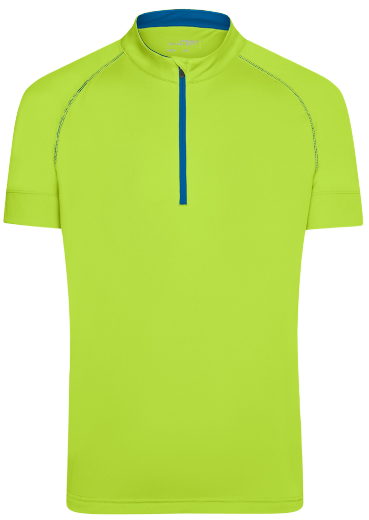 Koszulka rowerowa typu half zip