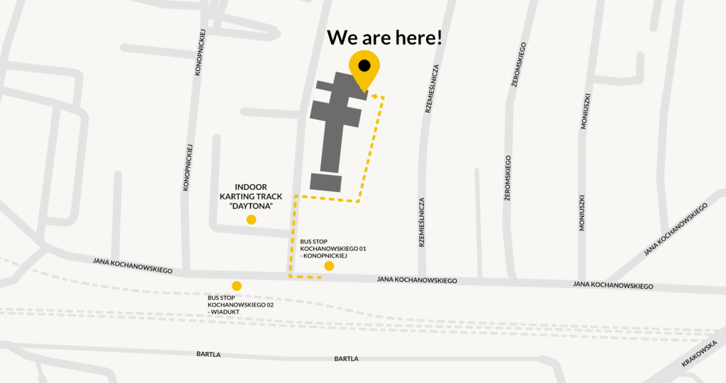 How to get to us